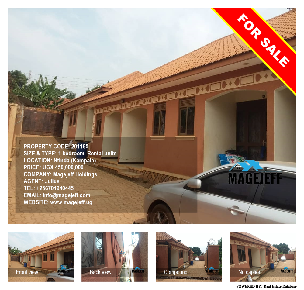 1 bedroom Rental units  for sale in Ntinda Kampala Uganda, code: 201165