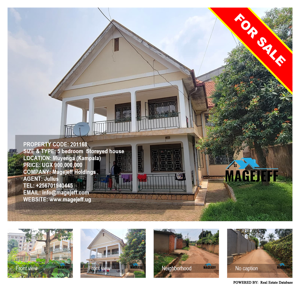 5 bedroom Storeyed house  for sale in Muyenga Kampala Uganda, code: 201168