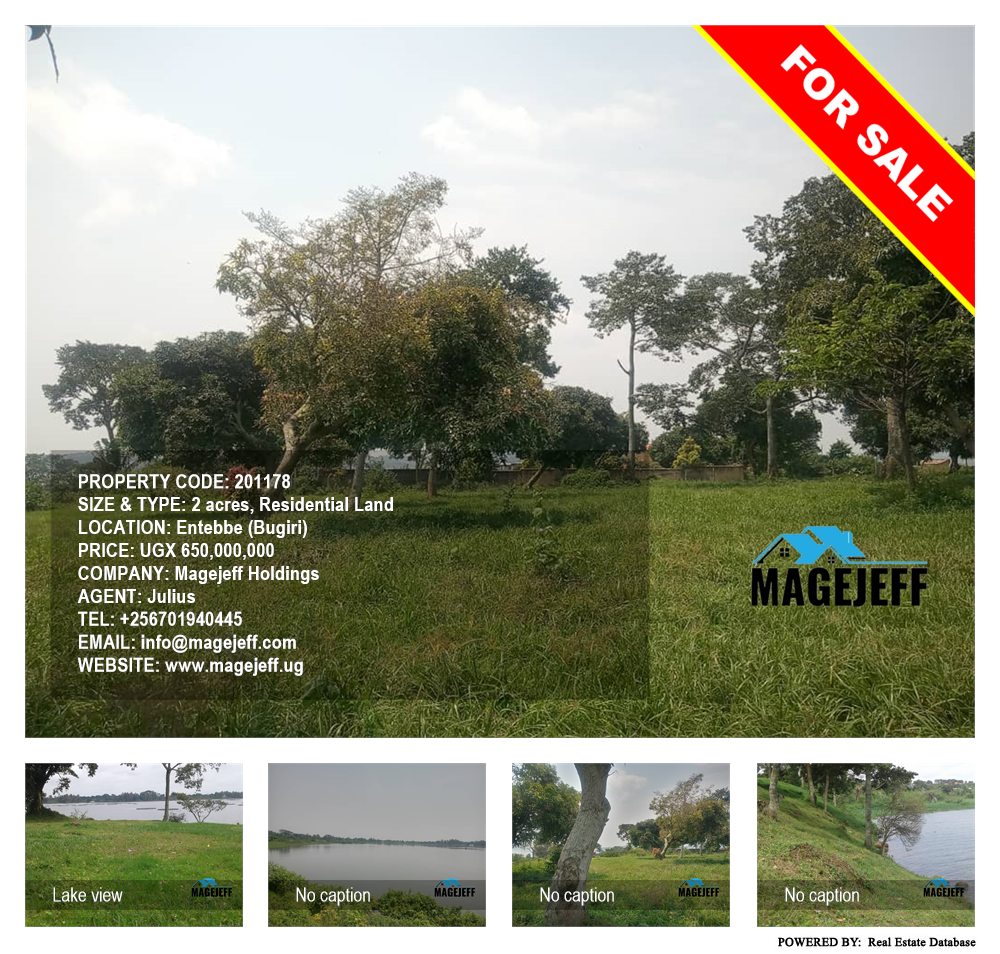 Residential Land  for sale in Entebbe Bugiri Uganda, code: 201178