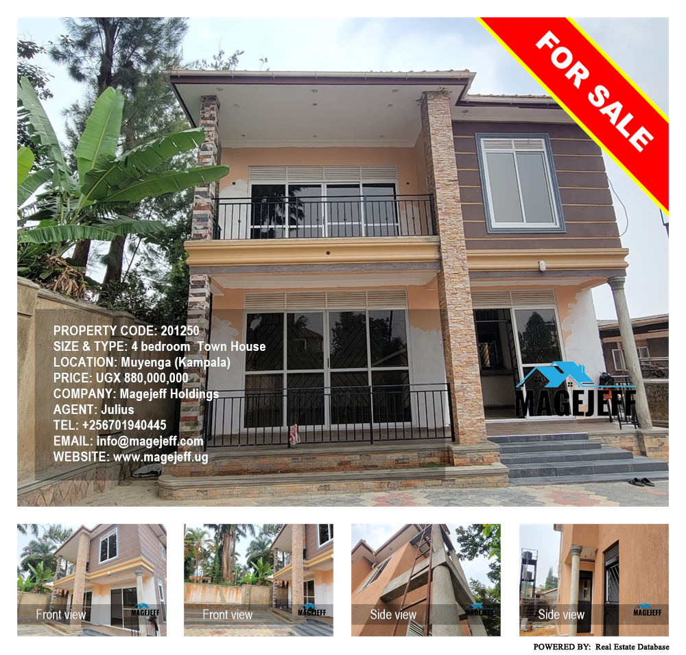 4 bedroom Town House  for sale in Muyenga Kampala Uganda, code: 201250