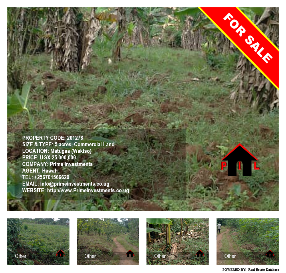 Commercial Land  for sale in Matugaa Wakiso Uganda, code: 201278