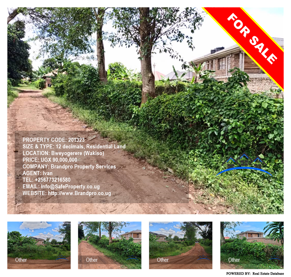 Residential Land  for sale in Bweyogerere Wakiso Uganda, code: 201323