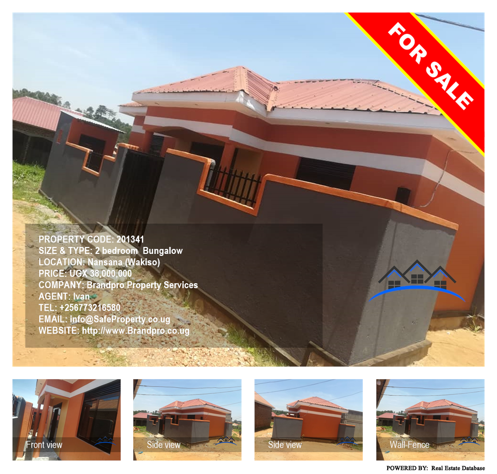 2 bedroom Bungalow  for sale in Nansana Wakiso Uganda, code: 201341