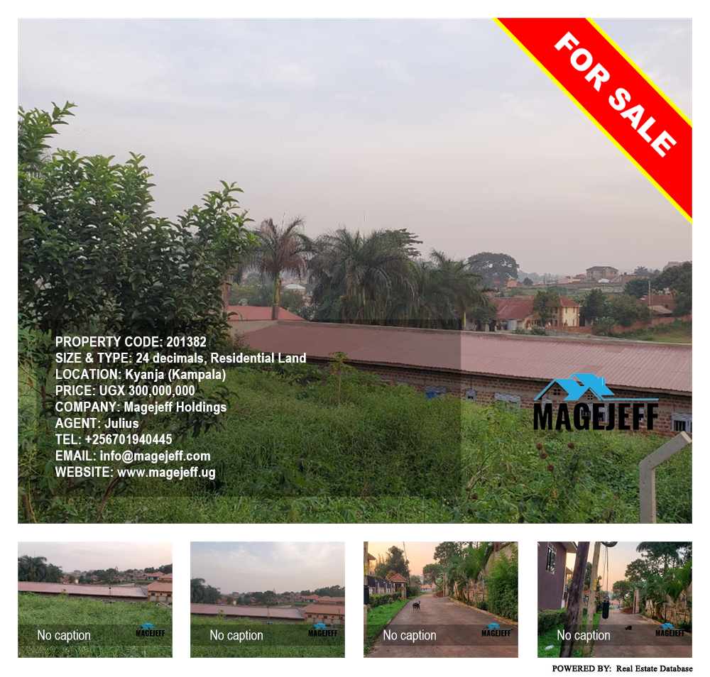 Residential Land  for sale in Kyanja Kampala Uganda, code: 201382