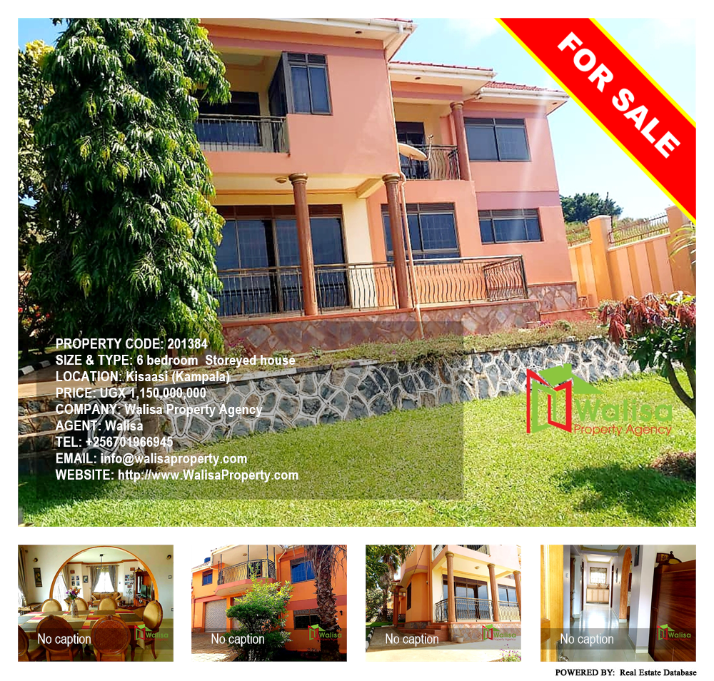 6 bedroom Storeyed house  for sale in Kisaasi Kampala Uganda, code: 201384