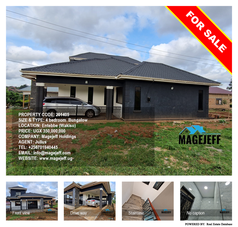 4 bedroom Bungalow  for sale in Entebbe Wakiso Uganda, code: 201405