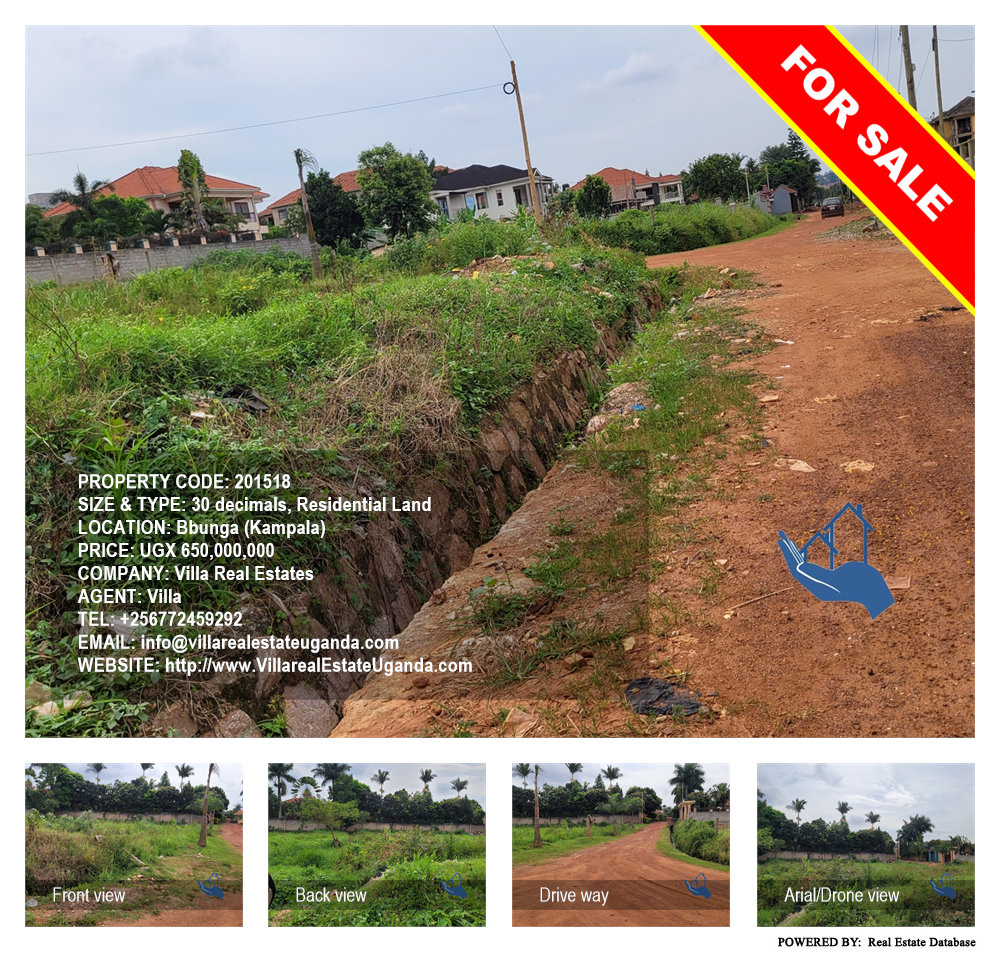 Residential Land  for sale in Bbunga Kampala Uganda, code: 201518