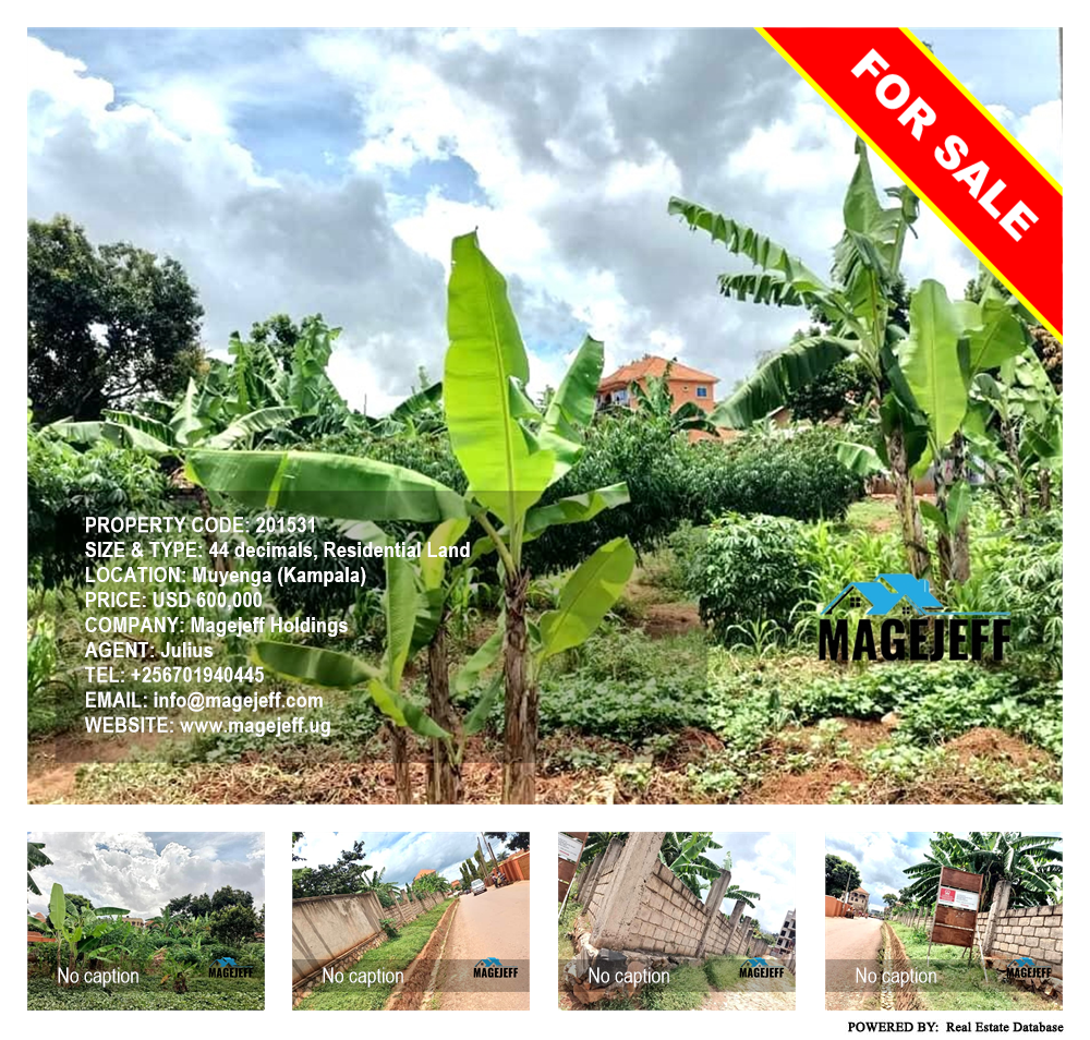 Residential Land  for sale in Muyenga Kampala Uganda, code: 201531
