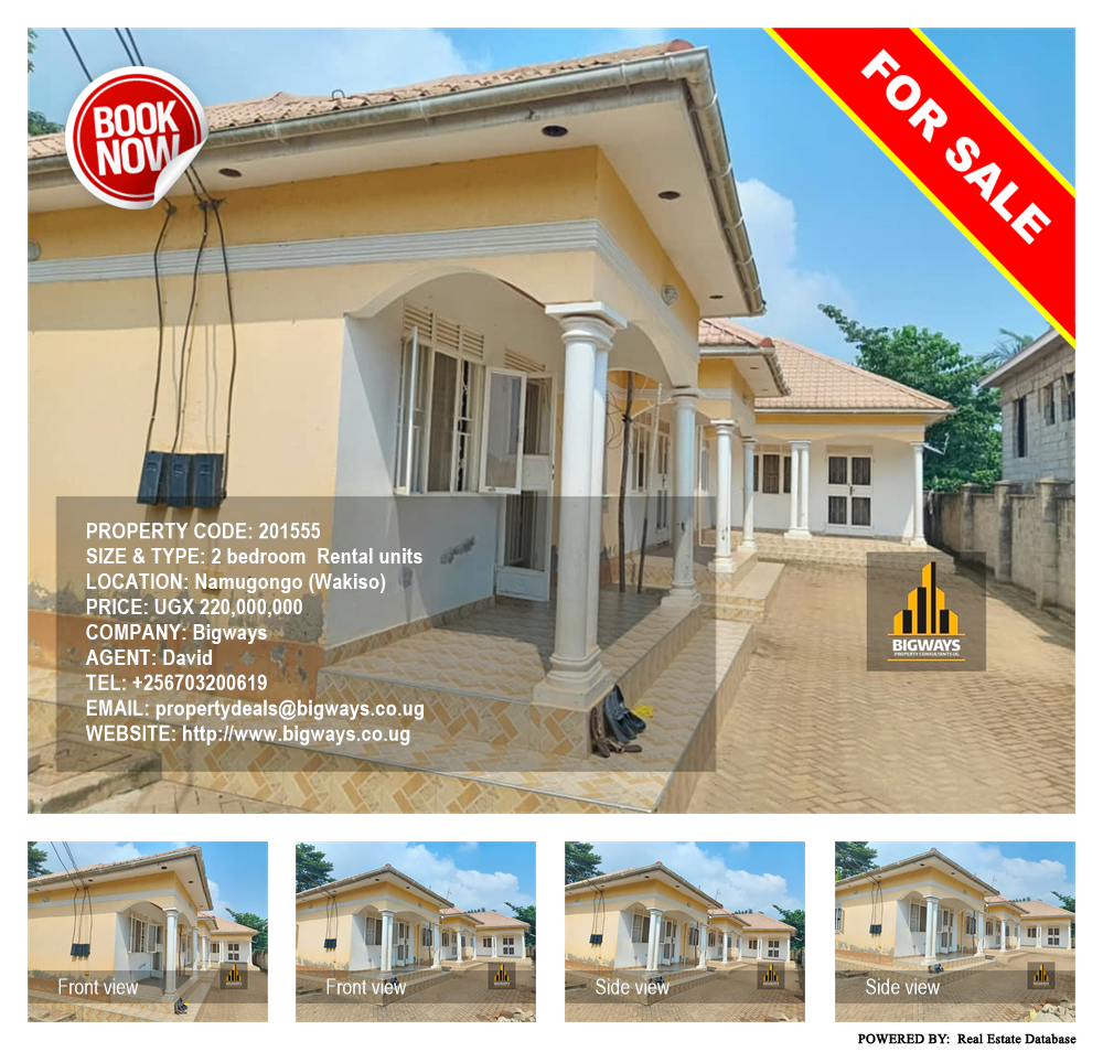 2 bedroom Rental units  for sale in Namugongo Wakiso Uganda, code: 201555