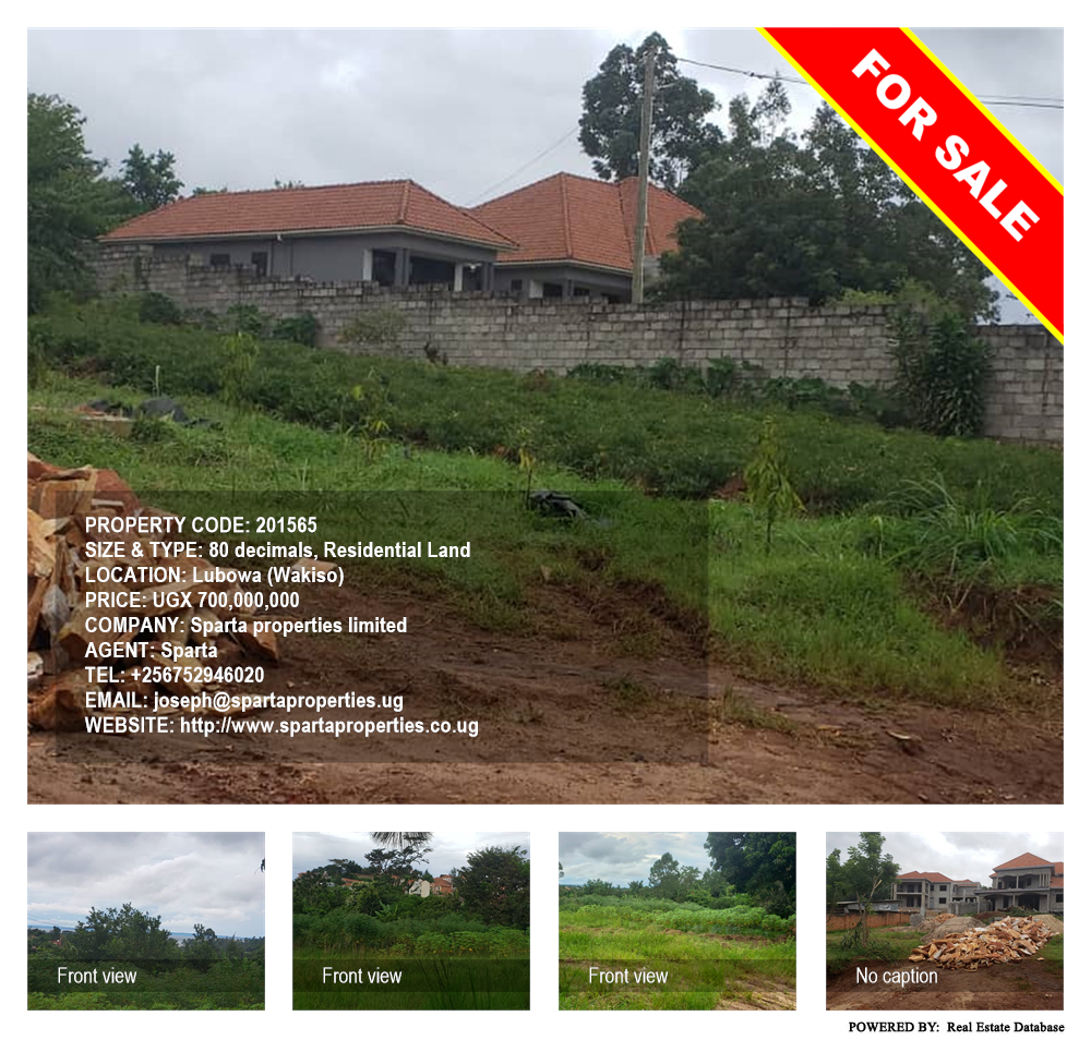 Residential Land  for sale in Lubowa Wakiso Uganda, code: 201565