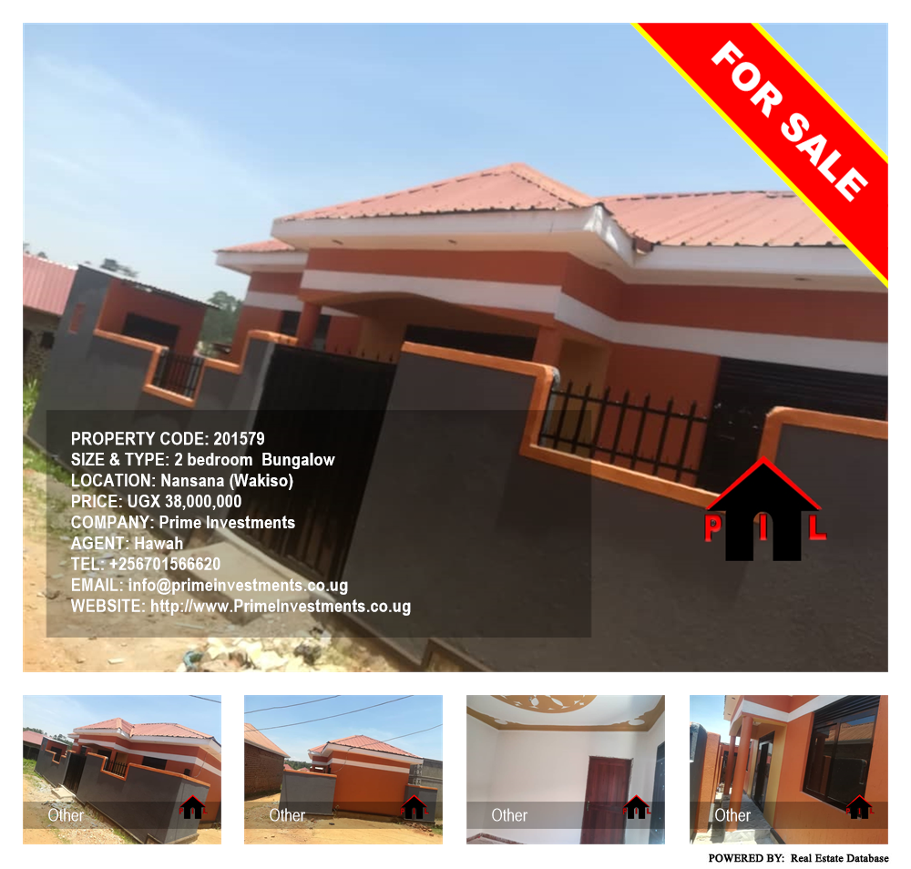 2 bedroom Bungalow  for sale in Nansana Wakiso Uganda, code: 201579