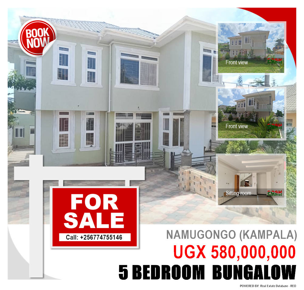 5 bedroom Bungalow  for sale in Namugongo Kampala Uganda, code: 201582