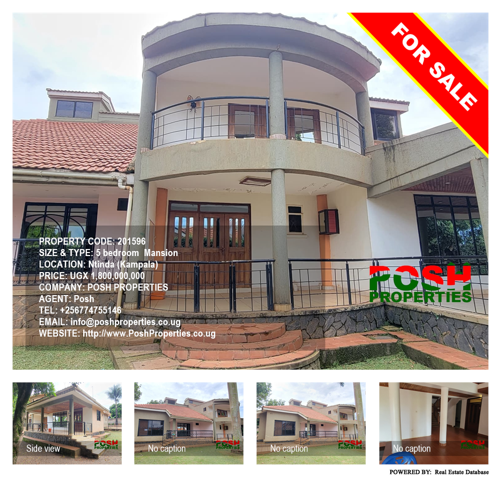 5 bedroom Mansion  for sale in Ntinda Kampala Uganda, code: 201596
