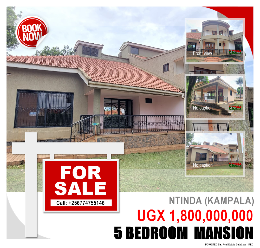 5 bedroom Mansion  for sale in Ntinda Kampala Uganda, code: 201604