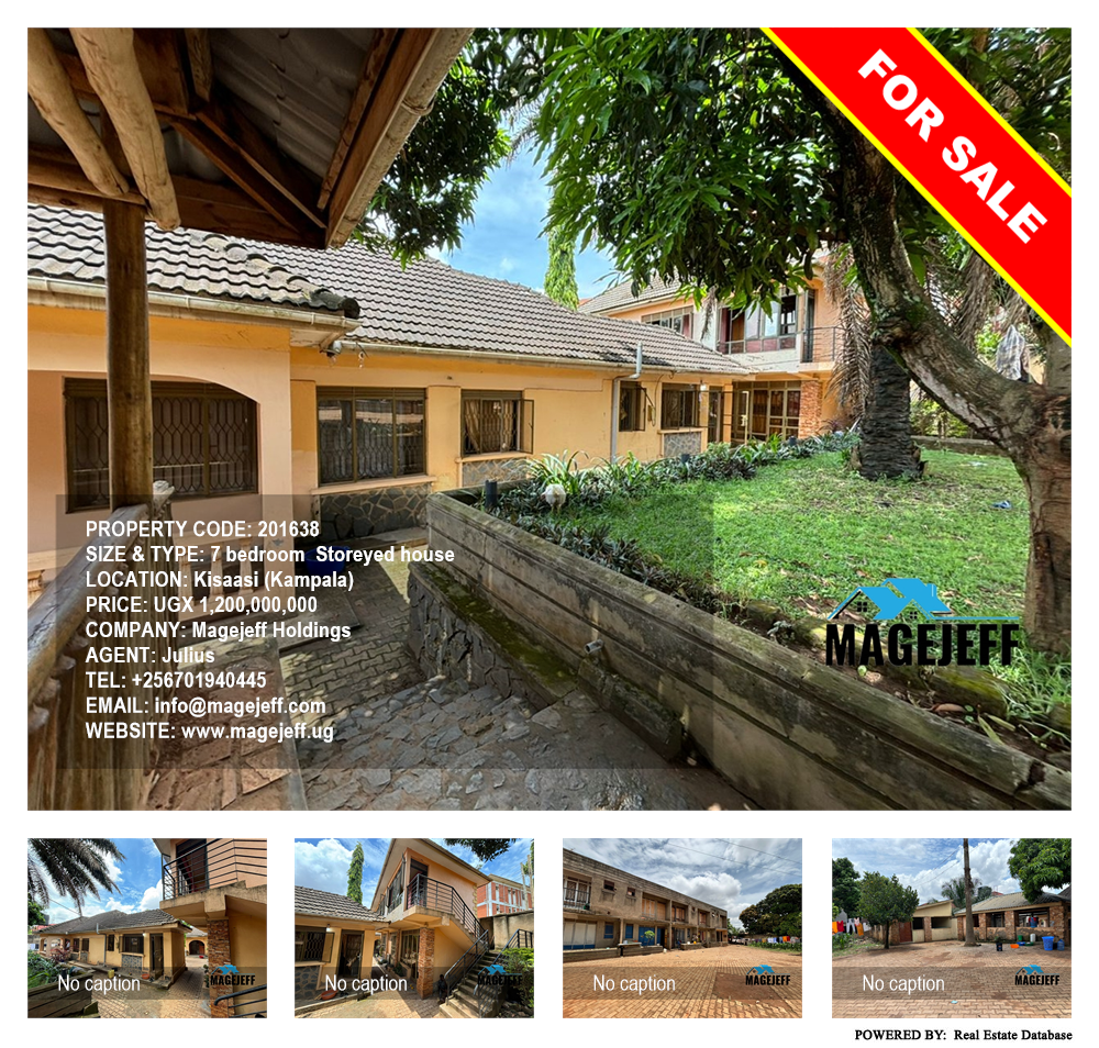7 bedroom Storeyed house  for sale in Kisaasi Kampala Uganda, code: 201638