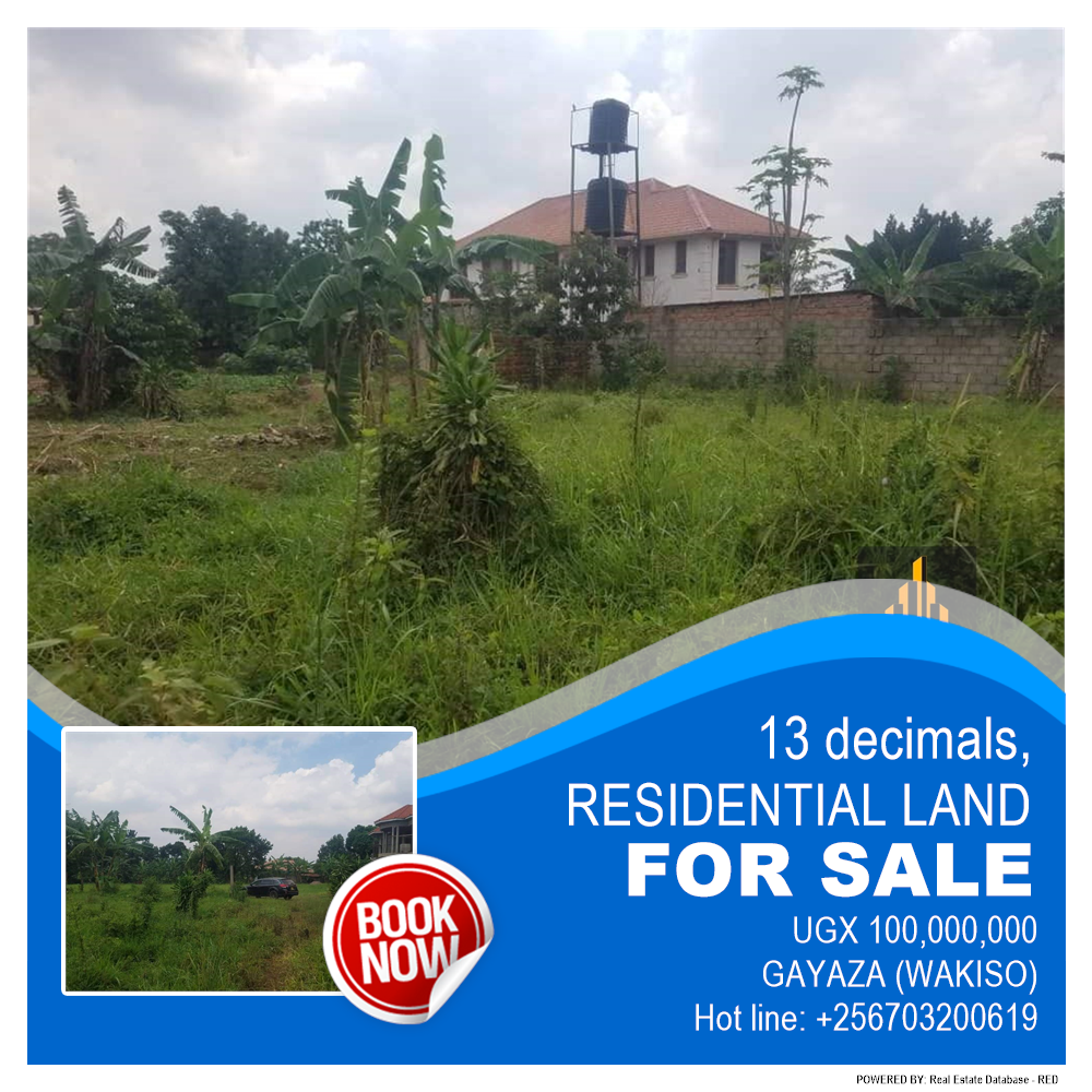 Residential Land  for sale in Gayaza Wakiso Uganda, code: 201719