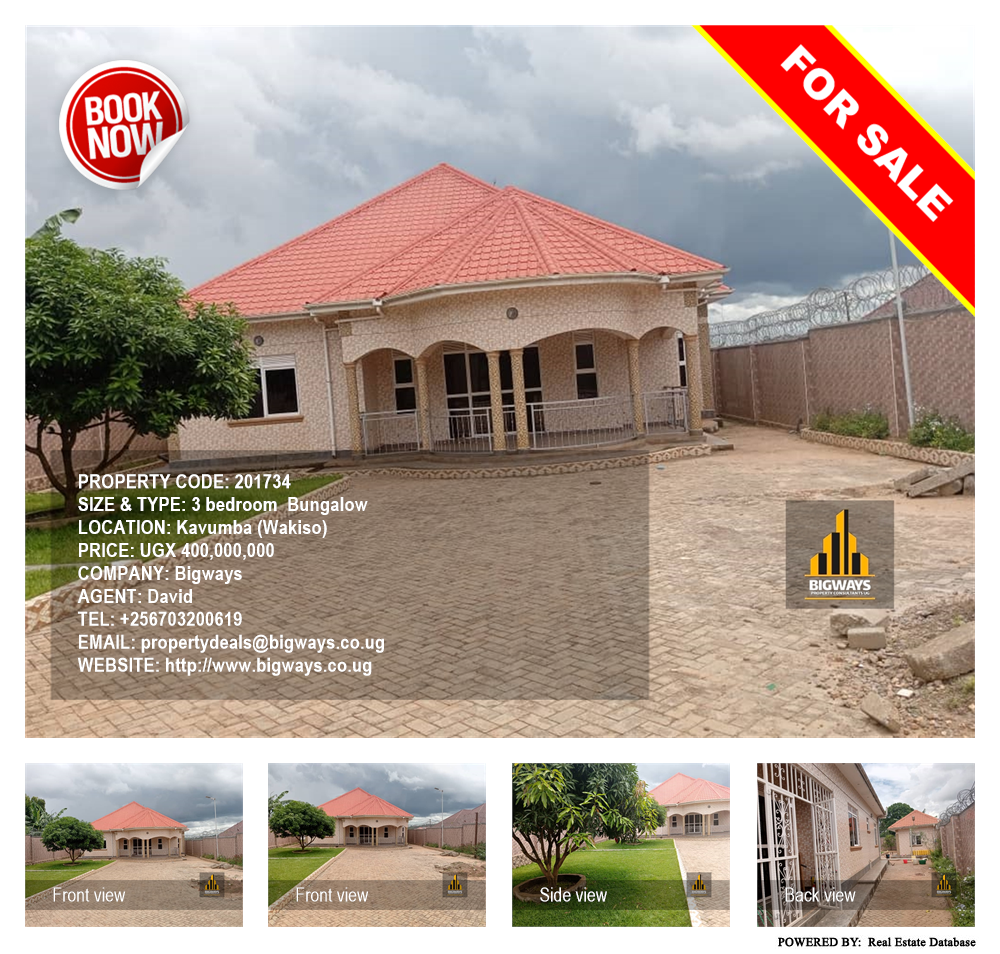 3 bedroom Bungalow  for sale in Kavumba Wakiso Uganda, code: 201734