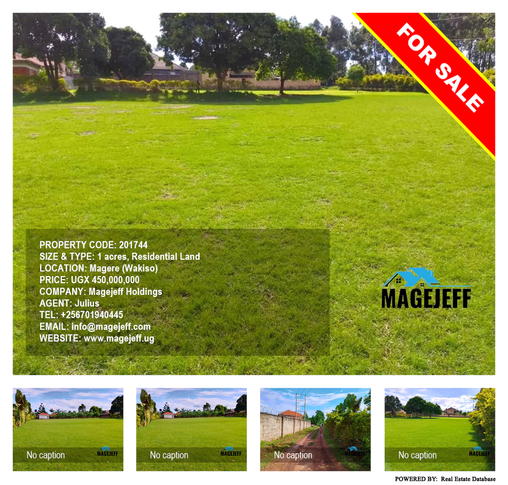 Residential Land  for sale in Magere Wakiso Uganda, code: 201744