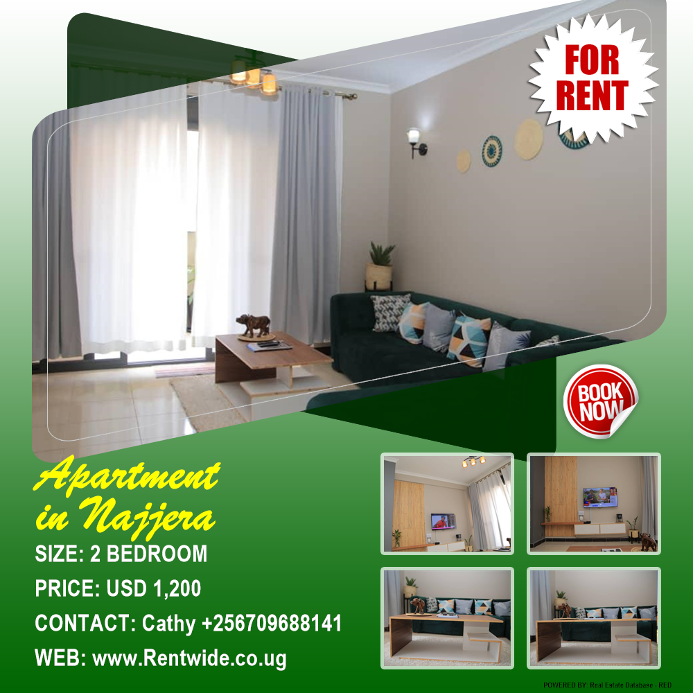 2 bedroom Apartment  for rent in Najjera Wakiso Uganda, code: 201765