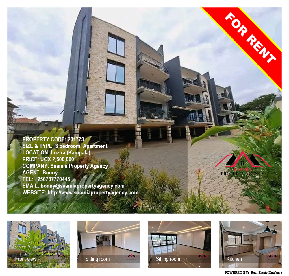 3 bedroom Apartment  for rent in Luzira Kampala Uganda, code: 201773