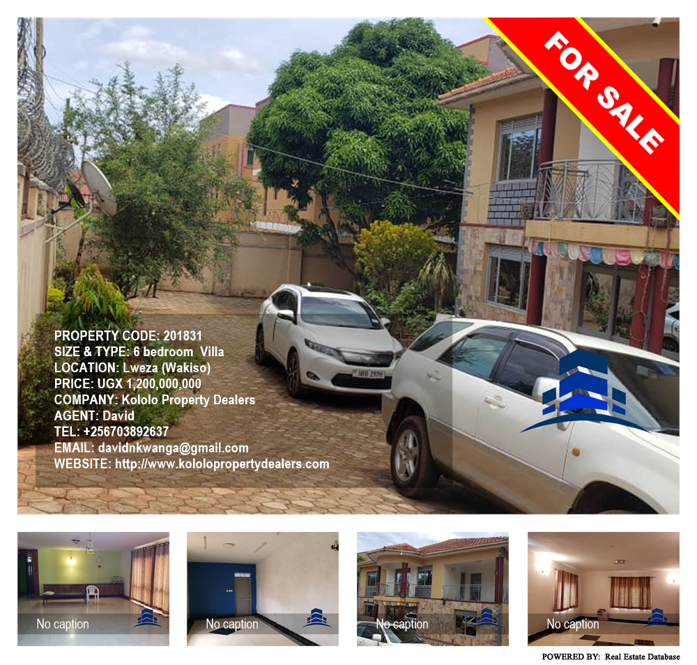 6 bedroom Villa  for sale in Lweza Wakiso Uganda, code: 201831