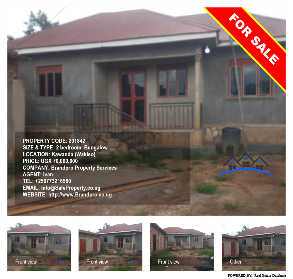 2 bedroom Bungalow  for sale in Kawanda Wakiso Uganda, code: 201842