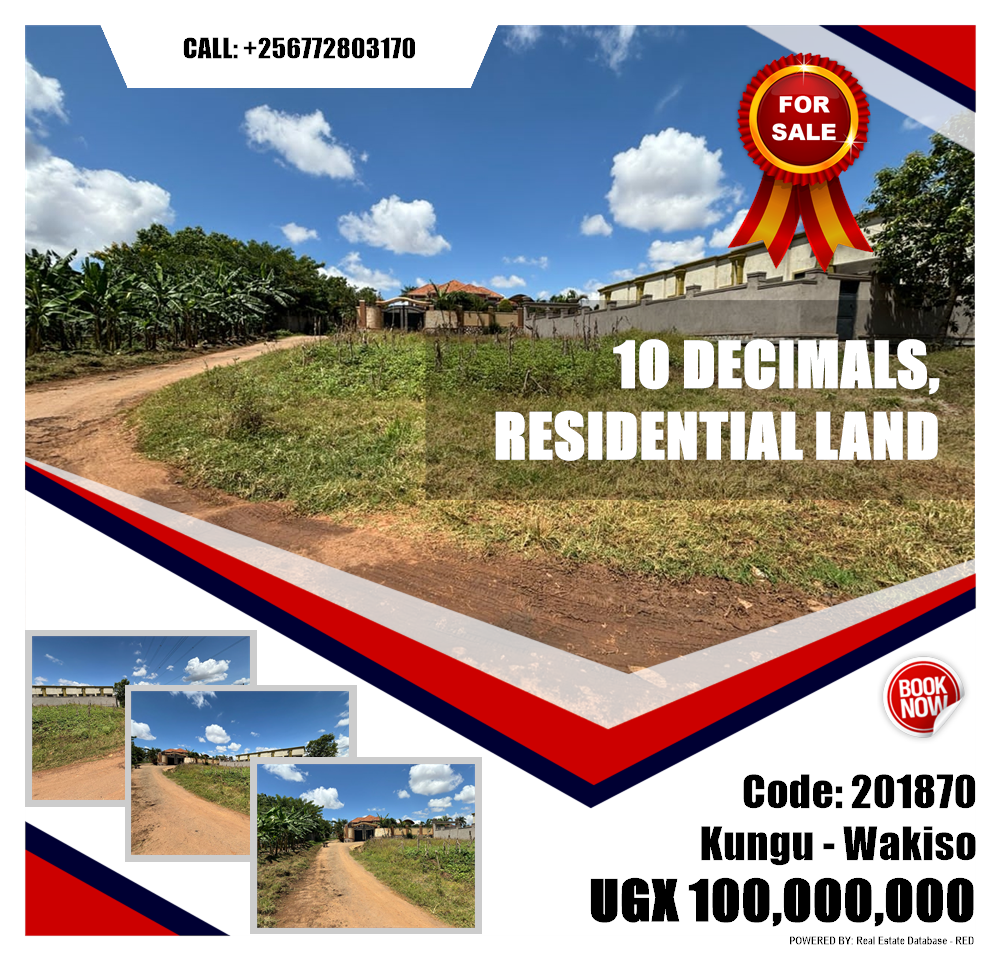Residential Land  for sale in Kungu Wakiso Uganda, code: 201870