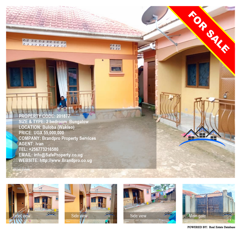 2 bedroom Bungalow  for sale in Buloba Wakiso Uganda, code: 201877