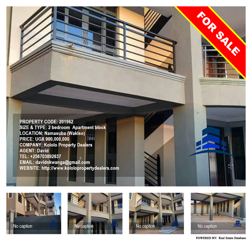 2 bedroom Apartment block  for sale in Namasuba Wakiso Uganda, code: 201962