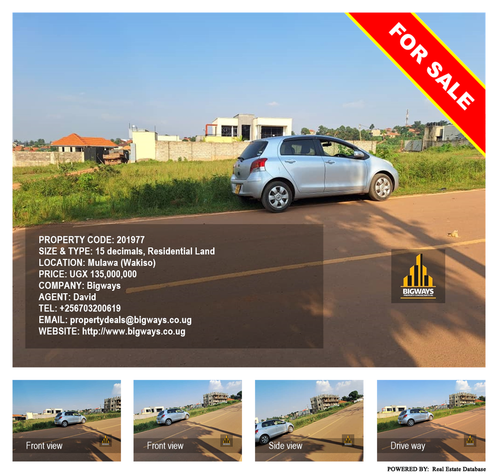 Residential Land  for sale in Mulawa Wakiso Uganda, code: 201977