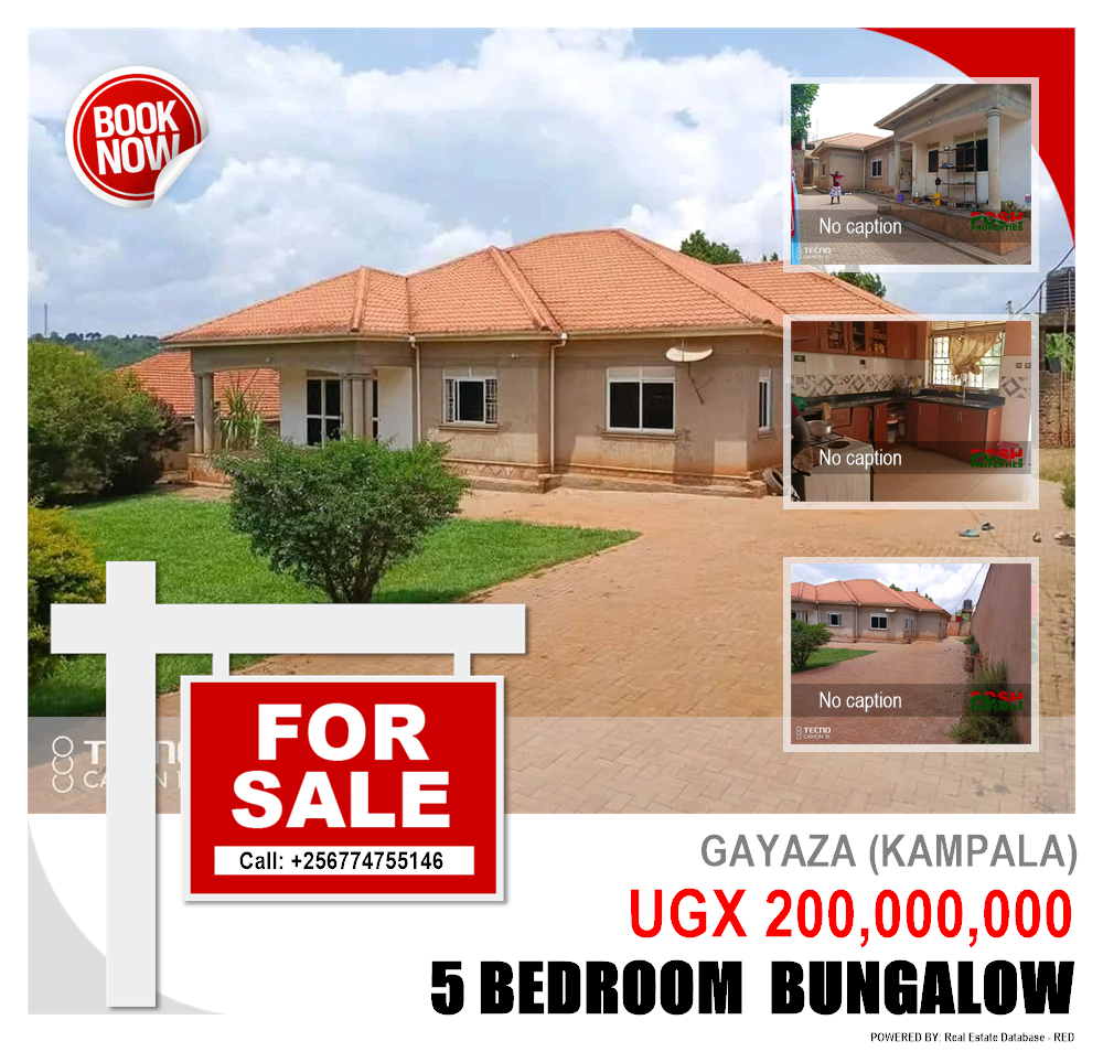 5 bedroom Bungalow  for sale in Gayaza Kampala Uganda, code: 202274