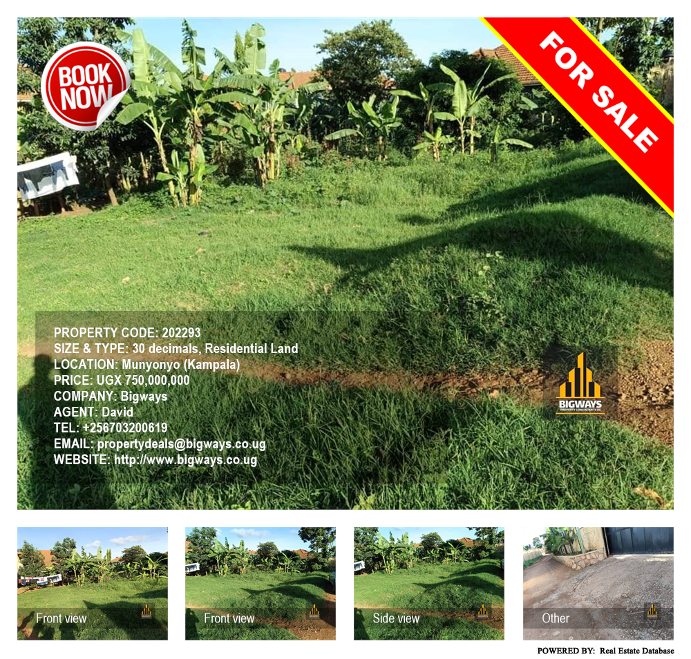 Residential Land  for sale in Munyonyo Kampala Uganda, code: 202293