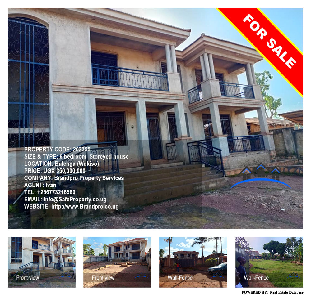 6 bedroom Storeyed house  for sale in Bulenga Wakiso Uganda, code: 202355