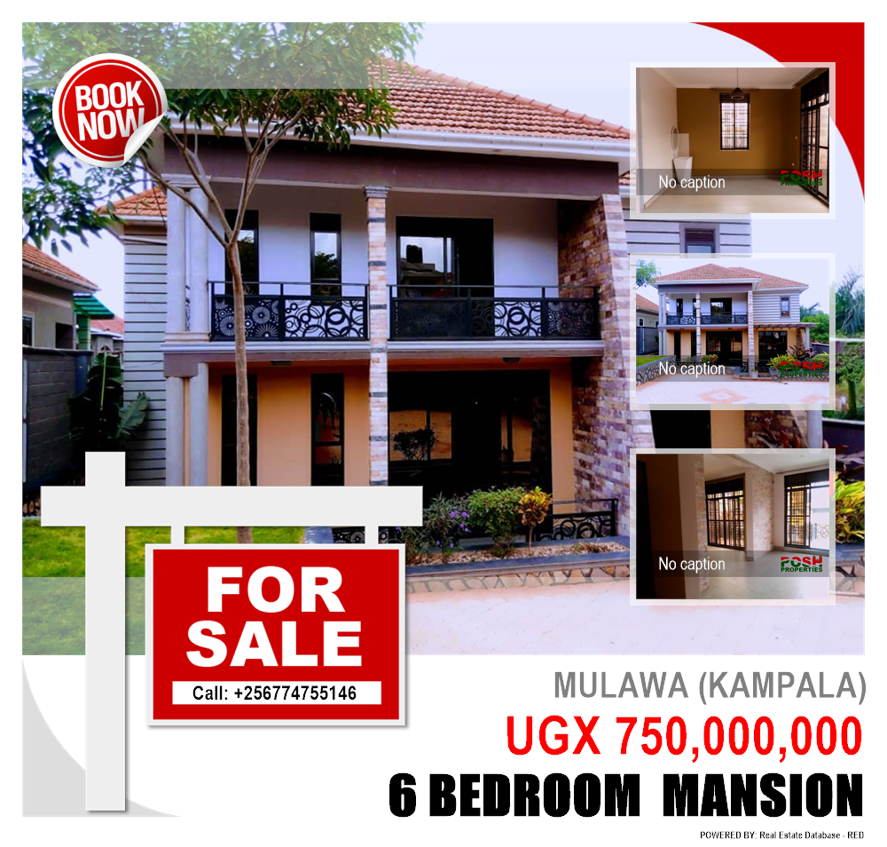 6 bedroom Mansion  for sale in Mulawa Kampala Uganda, code: 202362