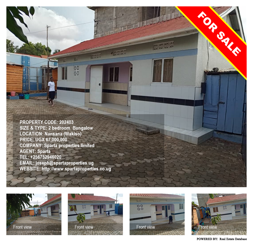 2 bedroom Bungalow  for sale in Nansana Wakiso Uganda, code: 202403