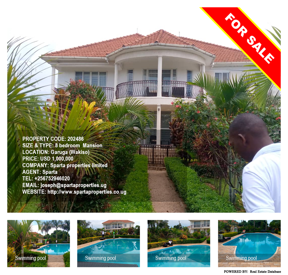 8 bedroom Mansion  for sale in Garuga Wakiso Uganda, code: 202486