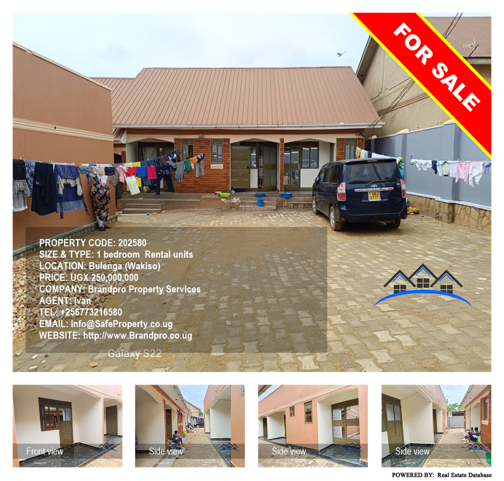 1 bedroom Rental units  for sale in Bulenga Wakiso Uganda, code: 202580