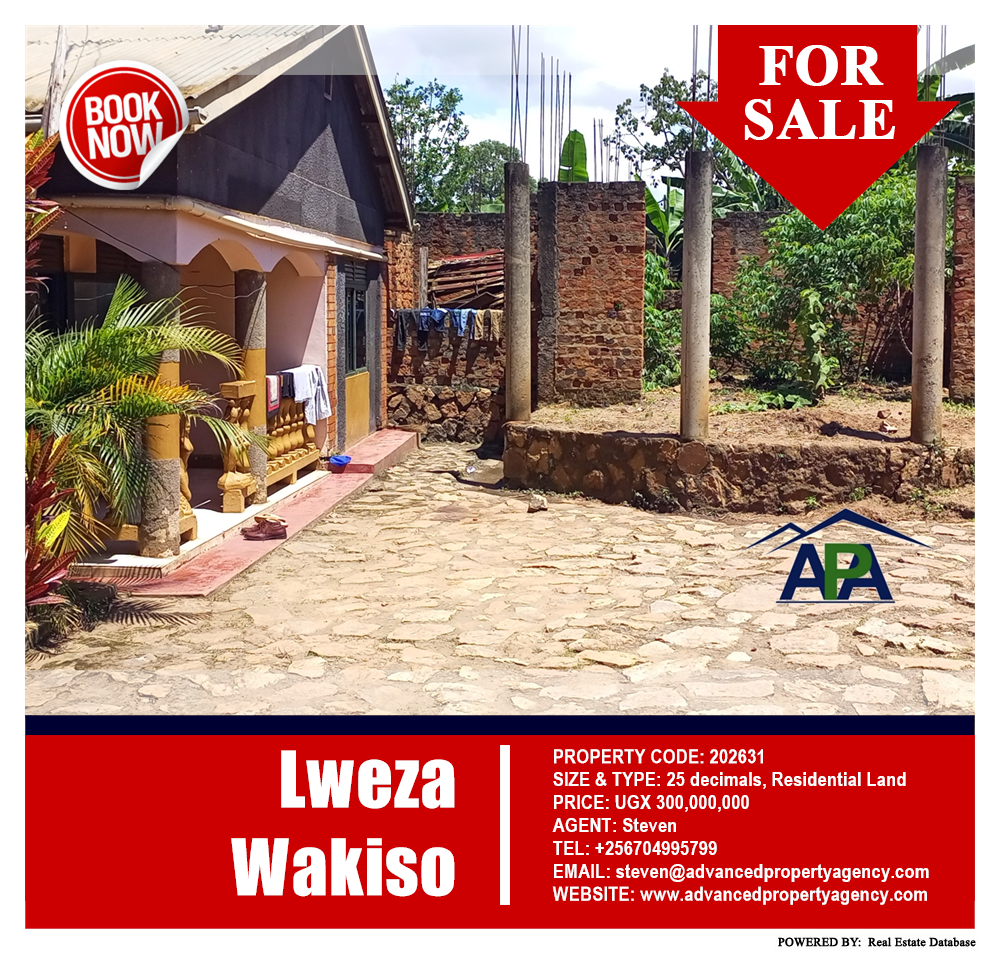 Residential Land  for sale in Lweza Wakiso Uganda, code: 202631