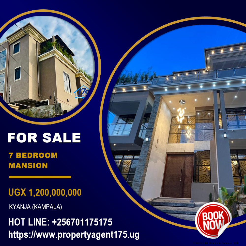 7 bedroom Mansion  for sale in Kyanja Kampala Uganda, code: 202752