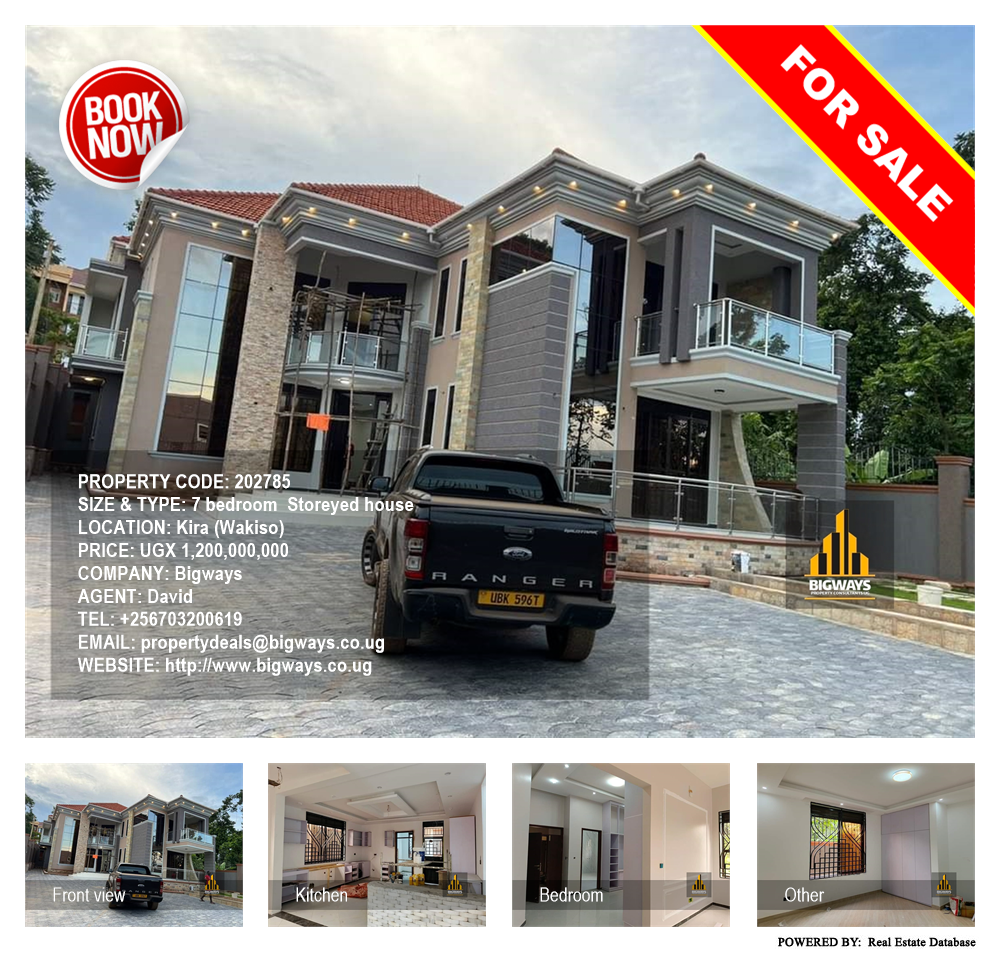 7 bedroom Storeyed house  for sale in Kira Wakiso Uganda, code: 202785