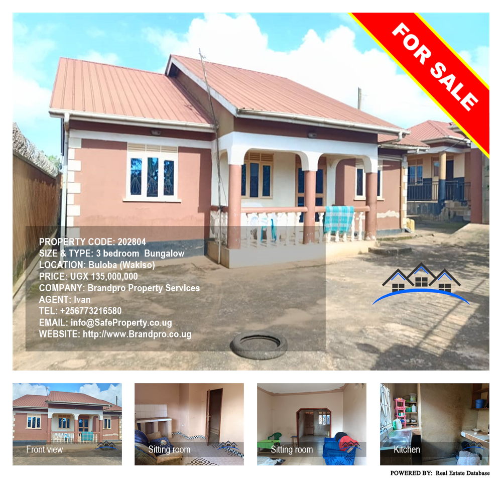 3 bedroom Bungalow  for sale in Buloba Wakiso Uganda, code: 202804