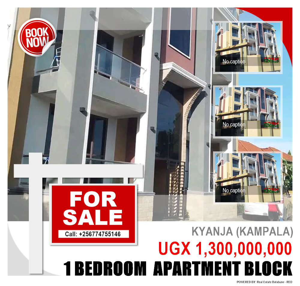 1 bedroom Apartment block  for sale in Kyanja Kampala Uganda, code: 203103