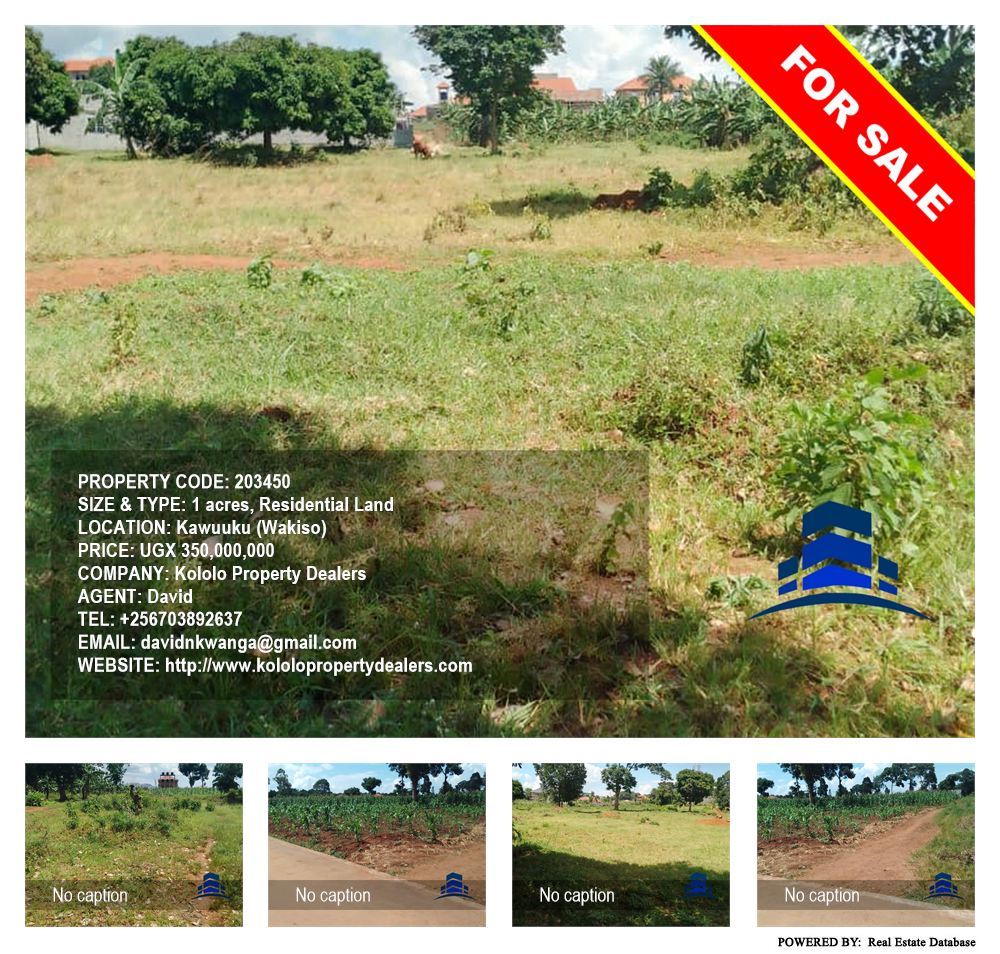 Residential Land  for sale in Kawuuku Wakiso Uganda, code: 203450