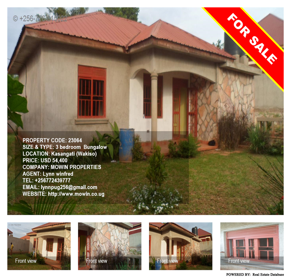 3 bedroom Bungalow  for sale in Kasangati Wakiso Uganda, code: 23064