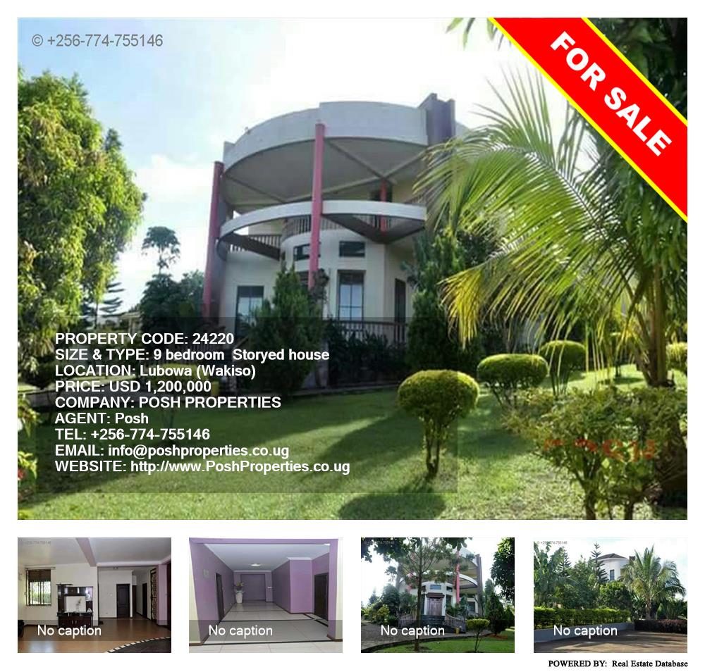 9 bedroom Storeyed house  for sale in Lubowa Wakiso Uganda, code: 24220