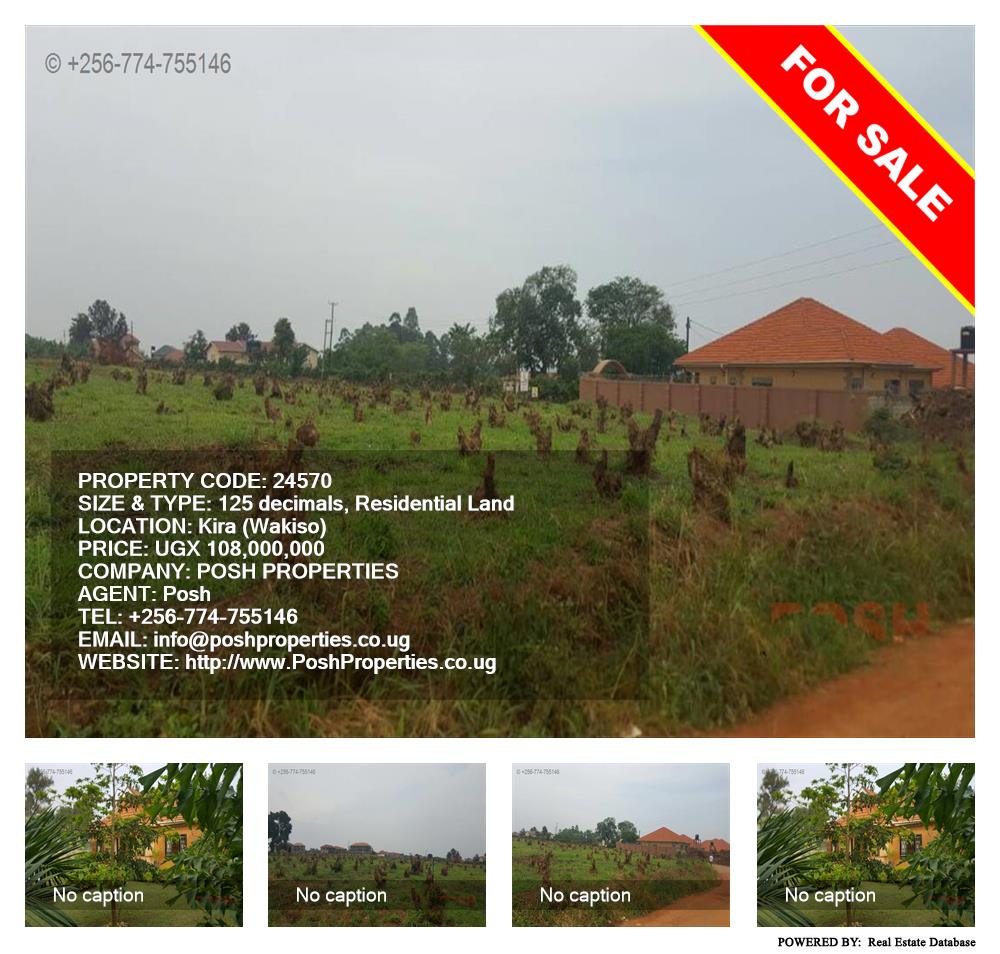 Residential Land  for sale in Kira Wakiso Uganda, code: 24570