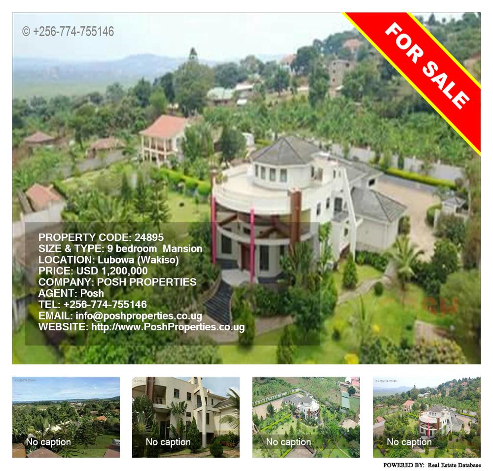 9 bedroom Mansion  for sale in Lubowa Wakiso Uganda, code: 24895