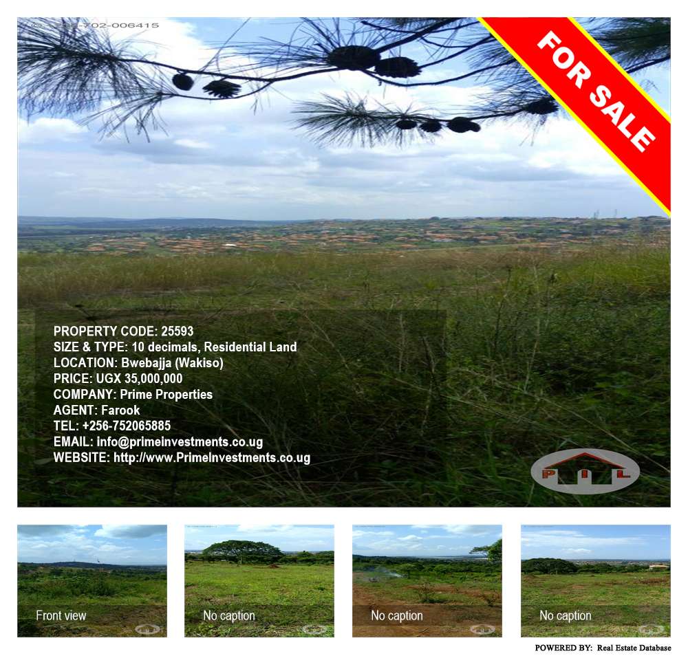 Residential Land  for sale in Bwebajja Wakiso Uganda, code: 25593
