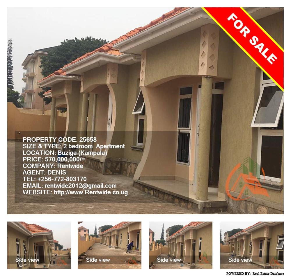 2 bedroom Apartment  for sale in Buziga Kampala Uganda, code: 25658