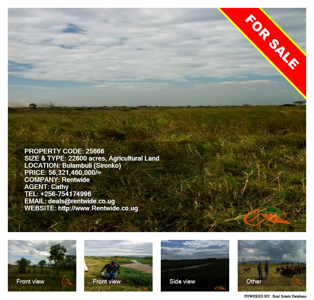 Agricultural Land  for sale in Bulambuli Sironko Uganda, code: 25666